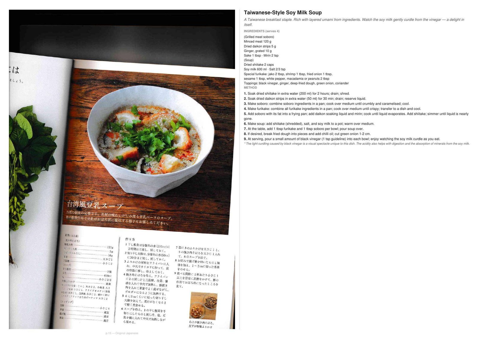 Recipe page